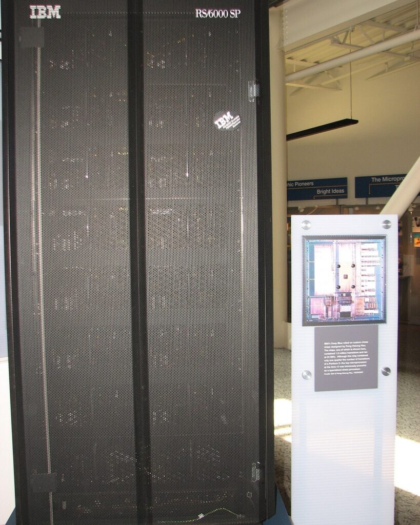 Il supercomputer Deep Blue esposto in un museo